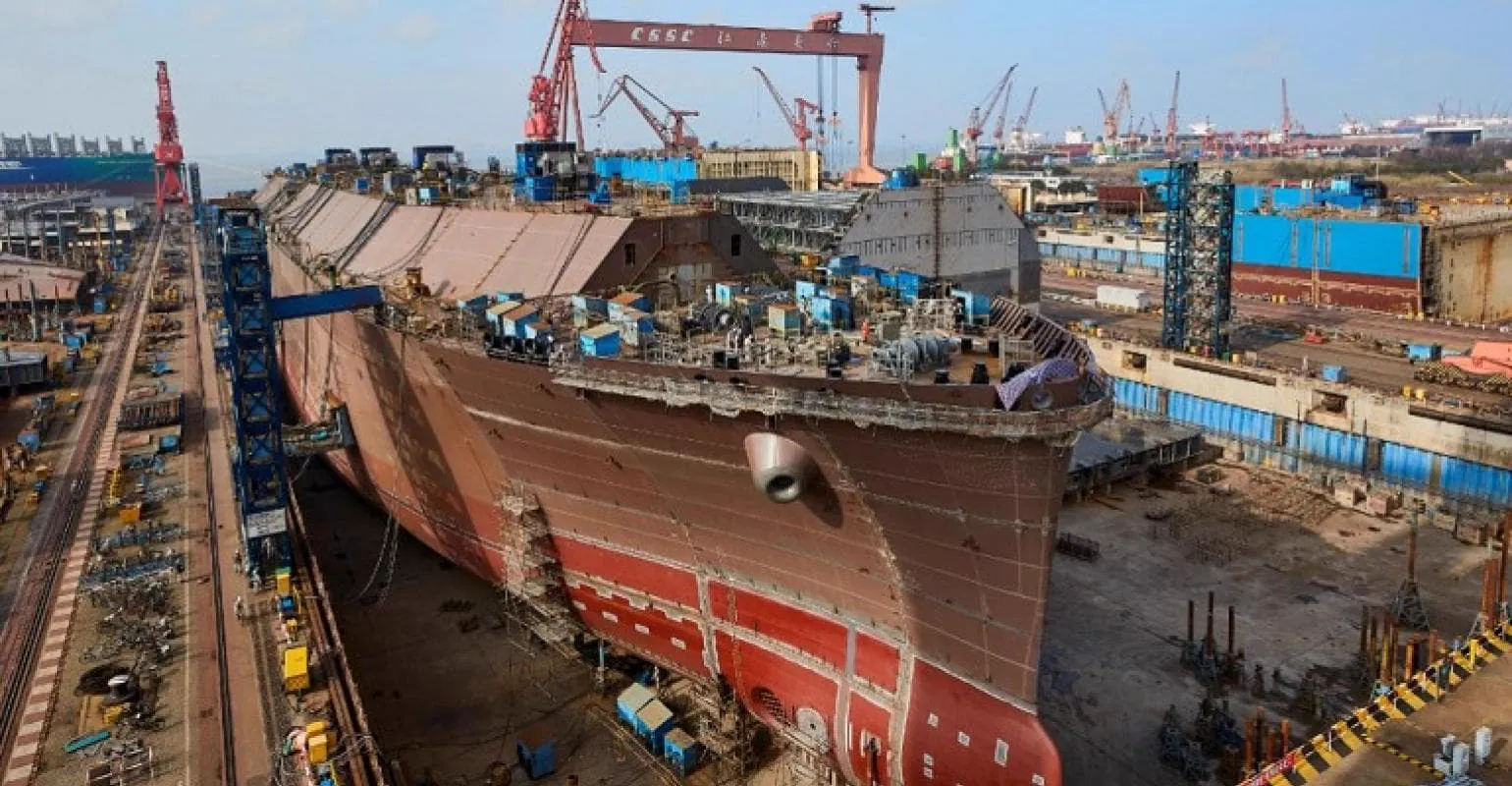 Chinese shipbuilding output falls 27.3% in Q1