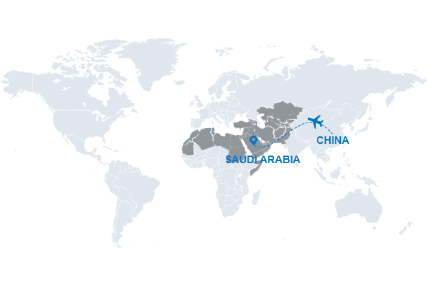 SHIPPING FROM CHINA TO SAUDI ARABIA