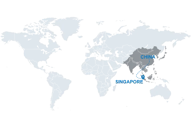 SHIPPING FROM CHINA TO SINGAPORE