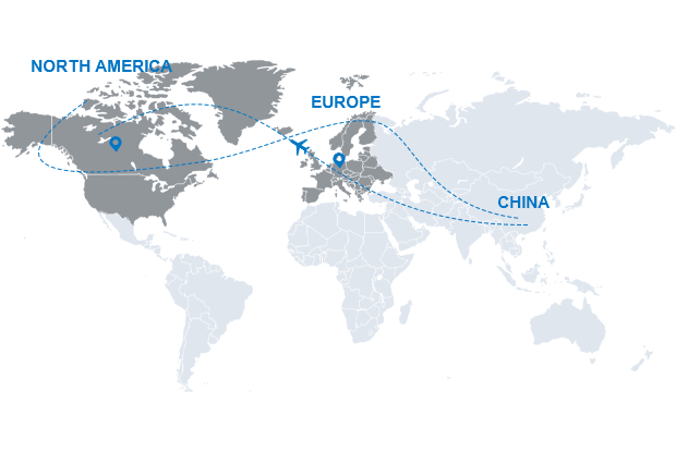 SHIPPING FROM CHINA TO North America