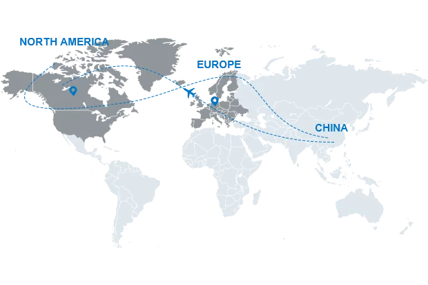 SHIPPING FROM CHINA TO North America