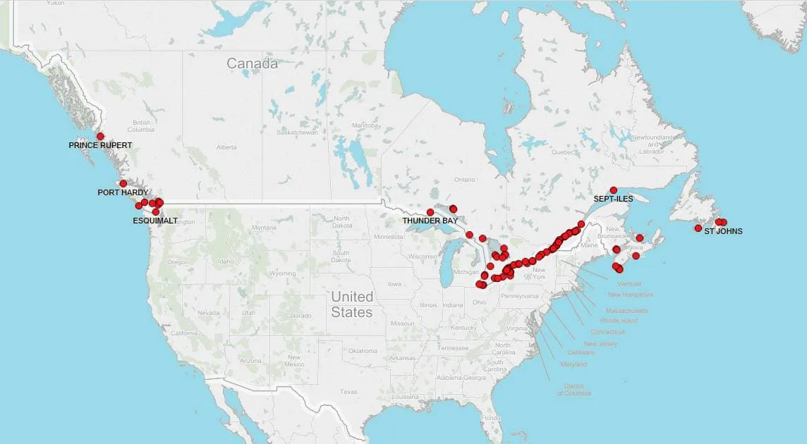 SHIPPING FROM CHINA TO CANADA