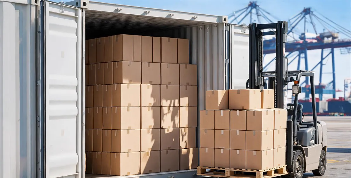 How many cartons fit in a 20GP, 40GP and 40HQ container